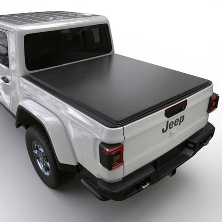 Toptiny Soft Roll Up Tonneau Cover Fits 2020-2026 Jeep Gladiator 5' Bed waterproof