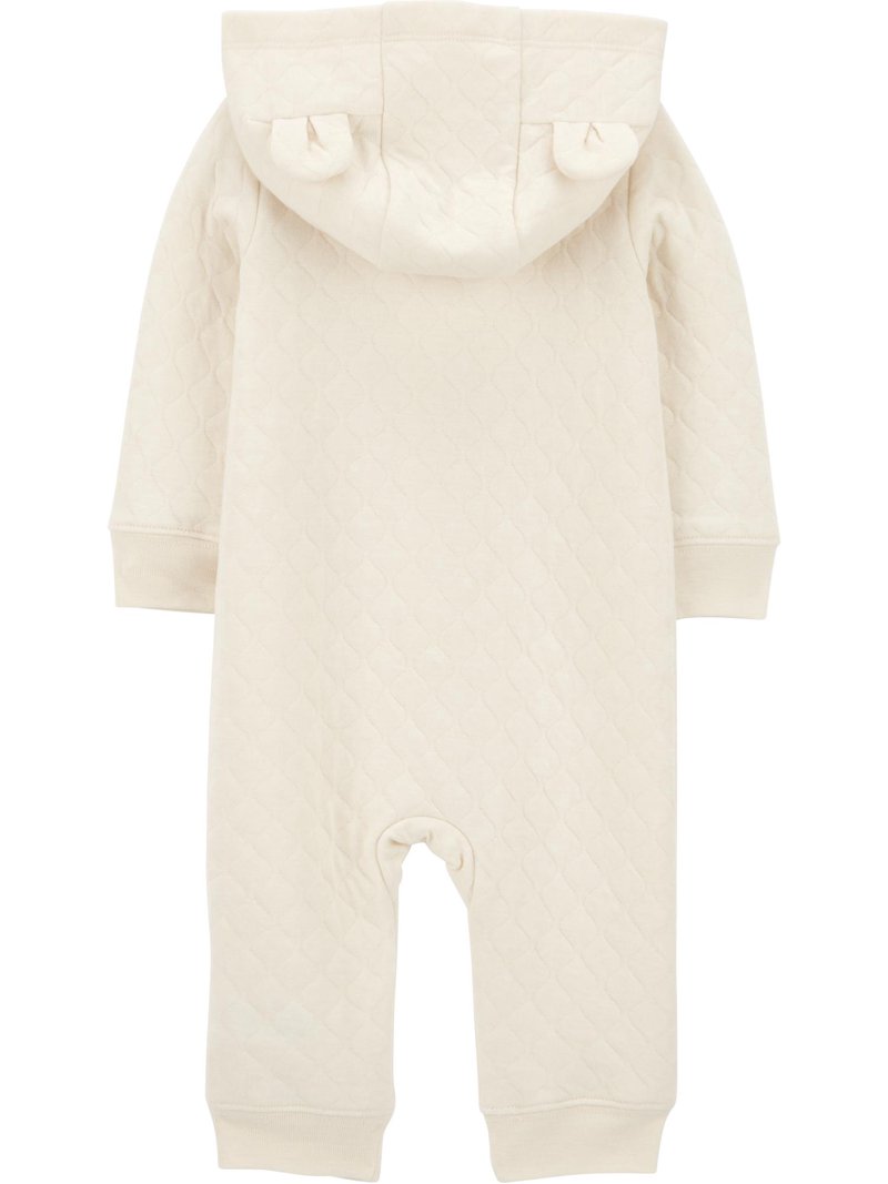 Carter's Child of Mine Baby Unisex Hooded Jumpsuit, One-Piece