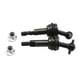 thumbnail image 1 of 1 par de ejes de transmisión de metal para WLtoys RC Car K969 K989 P929 Negro, 1 of 8