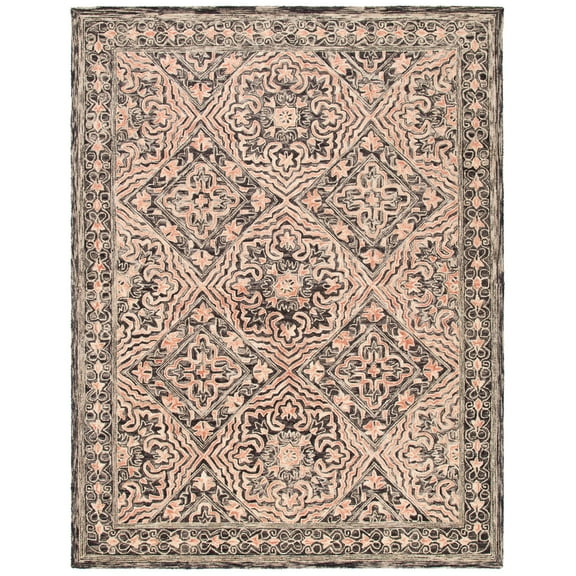 SAFAVIEH Trace Dulcibella Oriental Area Rug, Black/Red, 8' x 10'