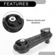 thumbnail image 4 of Soporte del motor del motor Unique Bargains No.D65239040 - Soporte de transmisión trasera para automóvil - para Mazda 2 2011-2013 1 Pc, 4 of 7