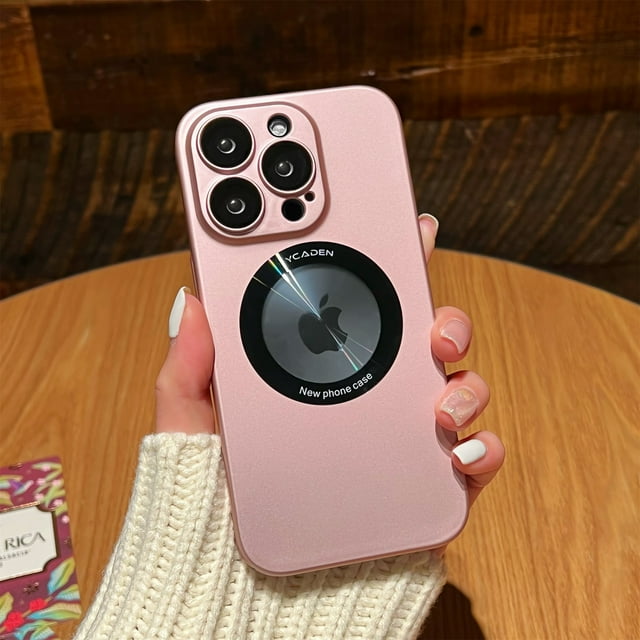 Frosted Case for iPhone 12 Pro Max Matte Hard PC Slim Lightweight Case with Camera Lens Protector Logo View Window Shockproof Case,Darkgreen