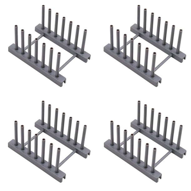 PWFE Plastic Dish Rack Plates Holder,Kitchen Shelf Storage