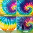 thumbnail image 5 of 8X6 ft 60s 70s 80s 90s Colorful Rainbow Tie Dye Photography Garage Door Decorations Background Spiral Tie Dye Wall Decor Hippie Birthday Theme Party Backdrop Parade Party Decor Banner Cover, 5 of 5