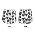 thumbnail image 6 of Sigee Retro Rooster for Women's Athletic Shorts High Waisted Running Shorts Pocket Sporty Short Gym Elastic Workout ShortsXX-Large, 6 of 9