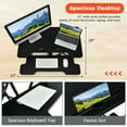 thumbnail image 5 of Gymax Sit to Stand Desk 32'' Standing Desk Converter Height Adjustable Black, 5 of 10