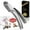 Coarse Mince, variant on Gourmet Easy -No Peeling Required Stainless Steel Garlic Press with Detachable Handle for Fine Mincing - Premium Garlic Mincer Tool, Rust-Proof, Easy to Clean, Dishwasher Safe Garlic Crusher