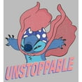 thumbnail image 2 of Boy's Lilo & Stitch Unstoppable Stitch  Pull Over Hoodie Athletic Heather X Large, 2 of 4