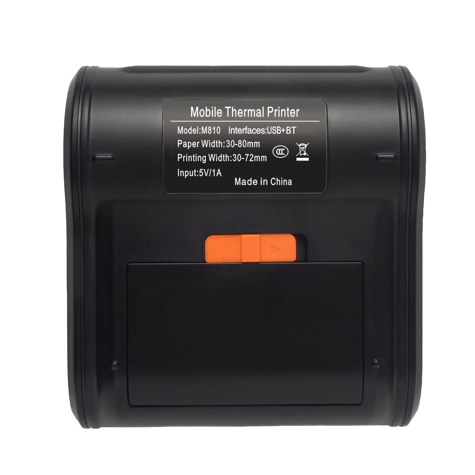 Portable printer,Compatible With Ios Thermal Printer With Receipt Printer 80mm Usb Use With Bt Usb Use App Compatible With Paper 30-80mm S Mobile Pos Thermal Use With App With Bt Usb Black