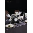 thumbnail image 3 of Set de Flores Artificiales Serwalin Gris de Seda con Tallos para Bodas, 3 of 5