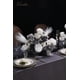 thumbnail image 3 of Set de Flores Artificiales Serwalin Gris de Seda con Tallos para Bodas, 3 of 5
