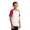 thumbnail image 4 of Sport-Tek YT201 Youth Short Sleeve Colorblock Raglan Jersey, 4 of 6