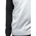 thumbnail image 6 of X RAY JEANS Mens Hooded Color Blocked Sweater, Black/H Grey, L, 6 of 6