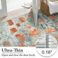 thumbnail image 3 of Moynesa 4'x6' Abstract Area Rugs, Washable Rug for Bedroom Ultra-Thin Non Slip Boho Living Room Rugs, Stain Resistant Indoor Non-Shedding Throw Carpet for Entryway Kitchen Office,Orange, 3 of 8