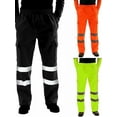 thumbnail image 4 of Seyurigaoka Men Summer Casual Pants, Middle Waist Reflective Straps Trousers, 4 of 9