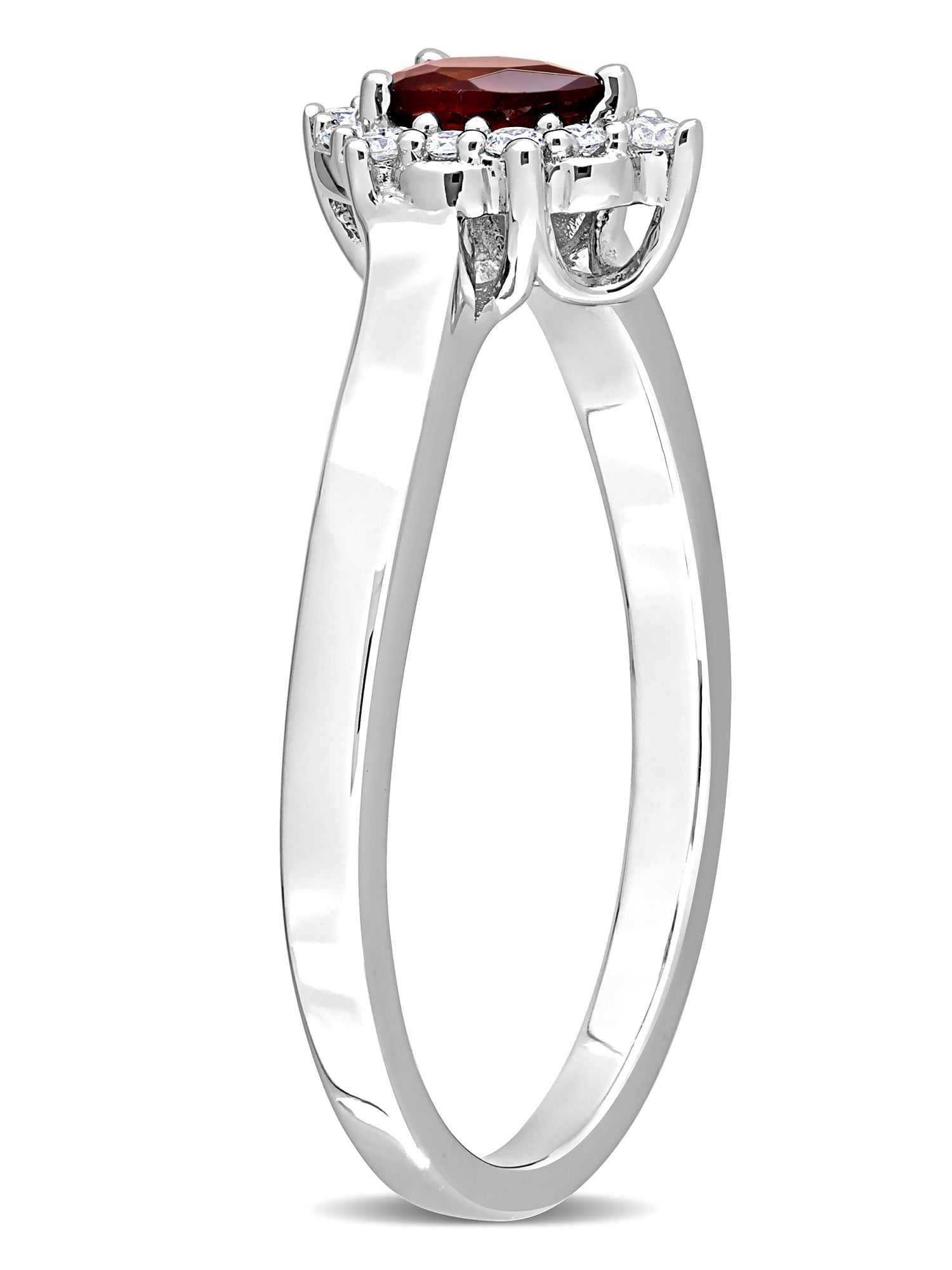 Everly Women's Garnet Sterling Silver Ring