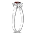 thumbnail image 3 of Everly Women's Garnet Sterling Silver Ring, 3 of 6