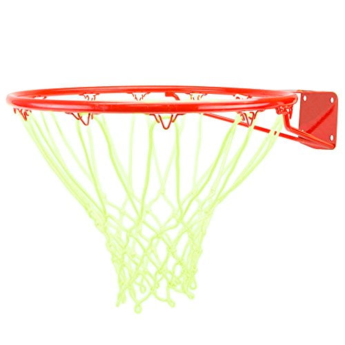 Glow-in-the-Dark White Nylon Basketball Nets, 2-pack