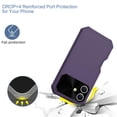 thumbnail image 3 of ELEHOLD for iPhone 16 Plus Case ,Compatible with Mag-Safe Accessory Military Protection Heavy-Duty Rugged Shockproof Case with Lens Protector  for iPhone 16 Plus,Purple, 3 of 5
