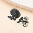 thumbnail image 6 of Woodpecker Men's Stainless Steel Shirt Cufflinks Set - Formal Attire Must-have for Business Meetings, 6 of 6