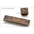 thumbnail image 3 of Schaub And Company 818-MOP-PN Symphony Solid Brass 1-3/8" Luxury Designer Square Cabinet, 3 of 7