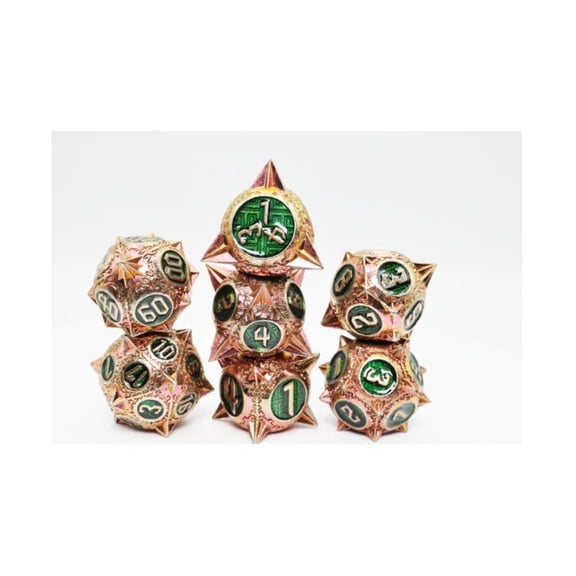 Foam Brain Games Poly Set - Irradiated Iridescence (7) New