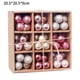 thumbnail image 2 of Paquete de 99 bolas de árbol de adornos navideños inastillables para decoraciones festivas de temporada de bodas Ormromra CPB-SSW202-2, 2 of 5