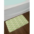 thumbnail image 2 of Yellow Bird Bath Mat, Recently Hatched Little Chickens Vintage Engraved, Plush Bathroom Decor Mat with Non Slip Backing, 29.5" X 17.5", Green Champagne, by Ambesonne, 2 of 2