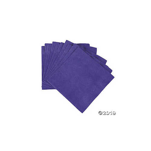 Purple Beverage Napkins