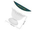 thumbnail image 2 of TEHAUX 2Pcs Flower Urn Planter Plastic White Garden Storage Holder, 2 of 8