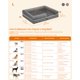 thumbnail image 5 of Feandrea Cama para Perros, Cama Ortopédica para Perros, Cama para Perros Grande, Impermeable, Funda Extraíble y Lavable, Sofá para Perros con Fondo Antideslizante, Bordes Elevados, 36 x 28 x 8 Pulgada, 5 of 5