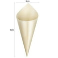 thumbnail image 5 of Ludlz 100Pcs Dessert Cones Food Grade Disposable Leakproof Heat-Resistant BPA Free Charcuterie Cones Small Dessert Cones Kitchen Supplies, 5 of 7