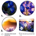 thumbnail image 3 of Designart "Blue Bonnets landscape Photo I" Floral Floater Framed Wall Decor, 3 of 7