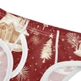thumbnail image 4 of Ckdifva Christmas Snowmans Houses Red Boys Underwear Briefs Cotton Panties Active Stretch Briefs One Pack, 4 of 6