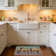 thumbnail image 3 of Gumesh Flocked Easter Bunny Figurines, Cute White Rabbit Decorations for Spring Table Centerpiece, Indoor Home Decor, Mantle Shelf Ornaments, 3 of 3
