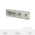 thumbnail image 6 of Hunter - Woodburn 4-light Brushed Nickel, Medium Size Vanity Light, Dimmable, Modern Style, for Bedrooms, Kitchens, Dining, Living Rooms - 19865, 6 of 6