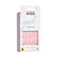 thumbnail image 4 of KISS Gel Fantasy Ready-To-Wear Fake Nails, Short, Square - After Last Night, Smudge Proof, Waterproof, No Dry Time, Durable, Flexible, DIY Manicure, Salon Quality, Long Lasting  28 Count, 4 of 8