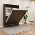 thumbnail image 6 of RoomAndLoft Cape Cod Solid Wood Queen Size Murphy Wall Bed in Brown, 6 of 11