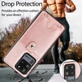 thumbnail image 6 of PU Leather Wallet Case for Samsung Galaxy S20 Ultra Necklace Crossbody Lanyard Case Cover with Card Holder Adjustable Detachable Anti-Lost Neck Strap Case for Samsung Galaxy S20 Ultra,6.9",Pink, 6 of 14