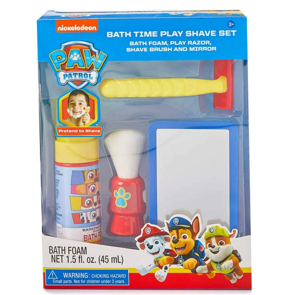 Nickelodeon Paw Patrol Bath Time Shave Set - Walmart.com - Walmart.com