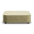 thumbnail image 2 of Benjara Cid Macy 36 Inch Low Coffee Table, Square Modern Style, Beige Brown Finish, 2 of 5