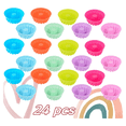 thumbnail image 3 of 24 Pcs Molde Rosca Silicona Capacillo Gelatina Repostería Malubero,  Multicolor, 3 of 5
