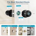 thumbnail image 5 of 3-in-1 Smart Door Lock with Fingerprint Unlock, Smart Fingerprint Door Knob, Auto Lock & App Control – Keyless Entry for Home, Office, Garage & Apartment$$Tools & Hardware Other, 5 of 7