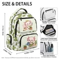 thumbnail image 5 of Chririnla Cute Plant School Bag with Multiple Pockets, Breathable traspirante 17 Inch Students School Bag for Travel Hiking, 5 of 10