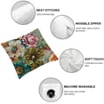 thumbnail image 6 of Throw Pillow Cover Case Watercolor Flower Pillow Covers Soft Decorative Throw Pillow Case for Living Room Bedroom Sofa Couch Cushion Covers, 6 of 7
