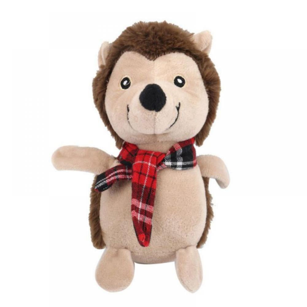 Plush Squeaky Dog Toy with BB Bark Sound for Chewers, Multicolor