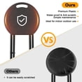 thumbnail image 6 of OROFULL 24 Inch Tall Folding Stool 2 Pack, Heavy Duty HDPE Portable Bar Stool with Carry Handle & Steel Frame for Indoor Outdoor Use, Black, 6 of 8