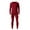 Dark Red, variant on Thermal Underwear Set Lined Long Thermal Underwear Base Layer Set for Cold Winter Relaxed Fit Pant Suits (Men's) Size 4XL