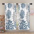 thumbnail image 5 of Blackout Kids Curtains,Purple Floral and Petal Pattern Childrens Insulated Curtains Set Of 2,Bedroom Essentials,Toddler Room Decor 52x63in(132x160cm), 5 of 5