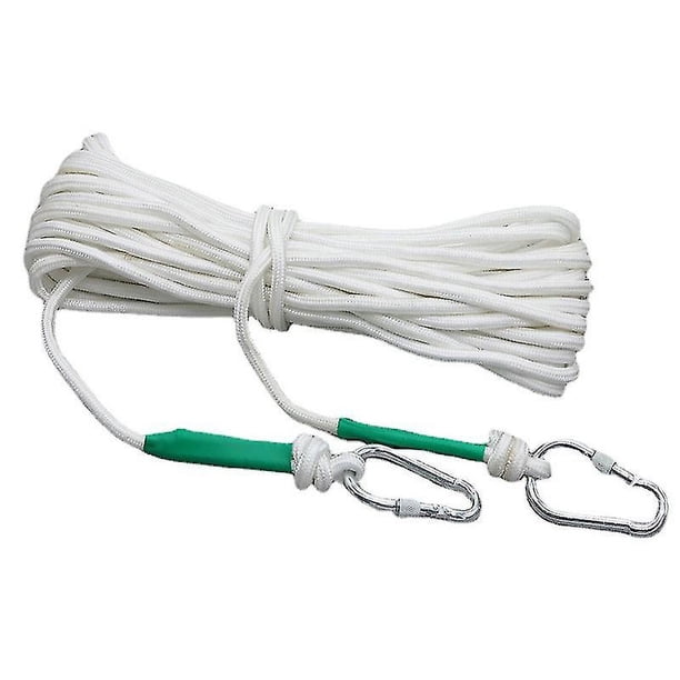 Cuerda de escape de emergencia contra incendios de gran altura con núcleo de alambre de acero de primeros auxilios para el hogar 1 blanco Shizhi Boutique